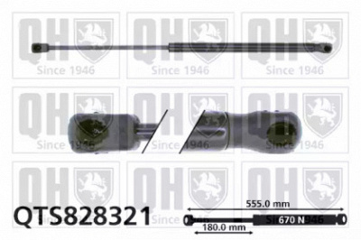 QUINTON HAZELL qts828321 -  Газовая пружина, крышка багажник